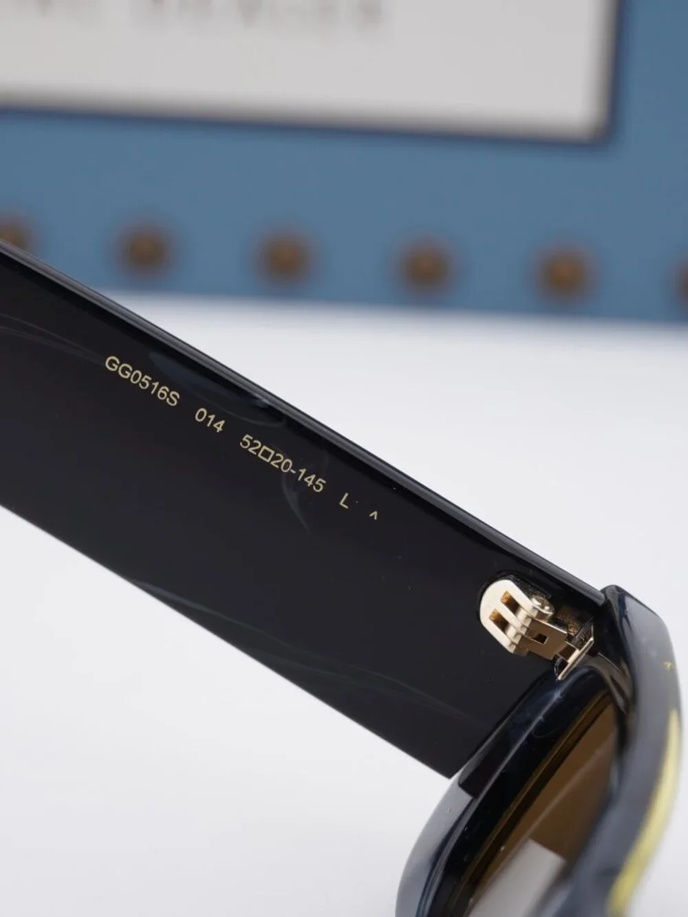 Gucci GG0516S 014 Rectangle Sunglasses - Military Green and Black Havana
